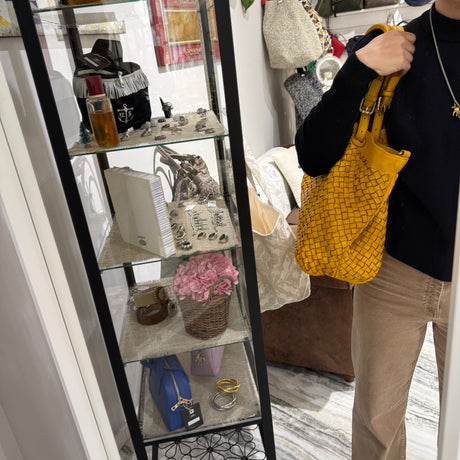 Borsa Intreccio Big Senape