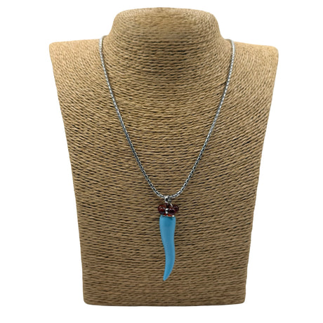 Collana Lucky Corno Turchese