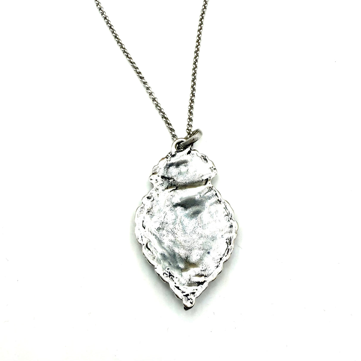 Collana Cuore Sacro ricamo