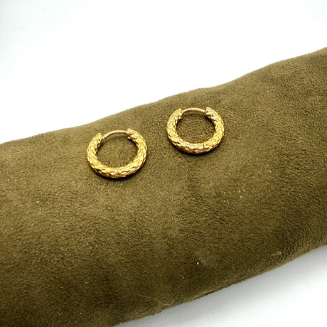 Cerchi martellati in acciaio inossidabile dorati