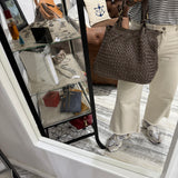 Borsa Intreccio Small Taupe