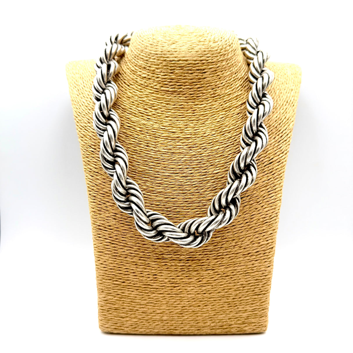 Collana Torcione Ottone Silver