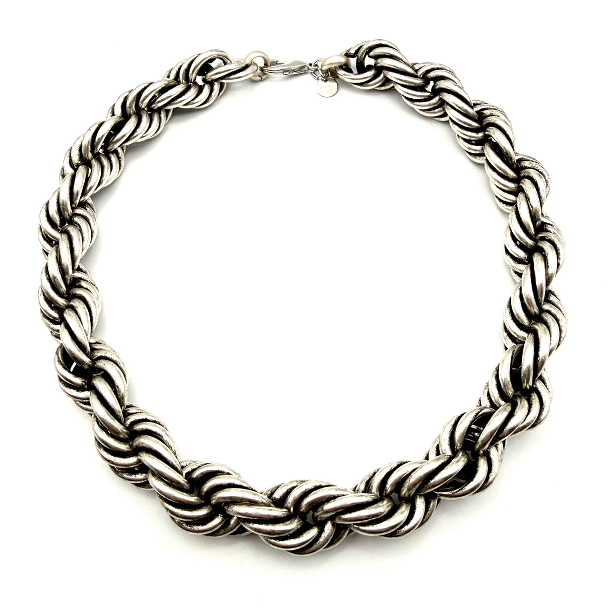 Collana Torcione Ottone Silver