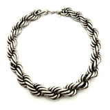 Collana Torcione Ottone Silver