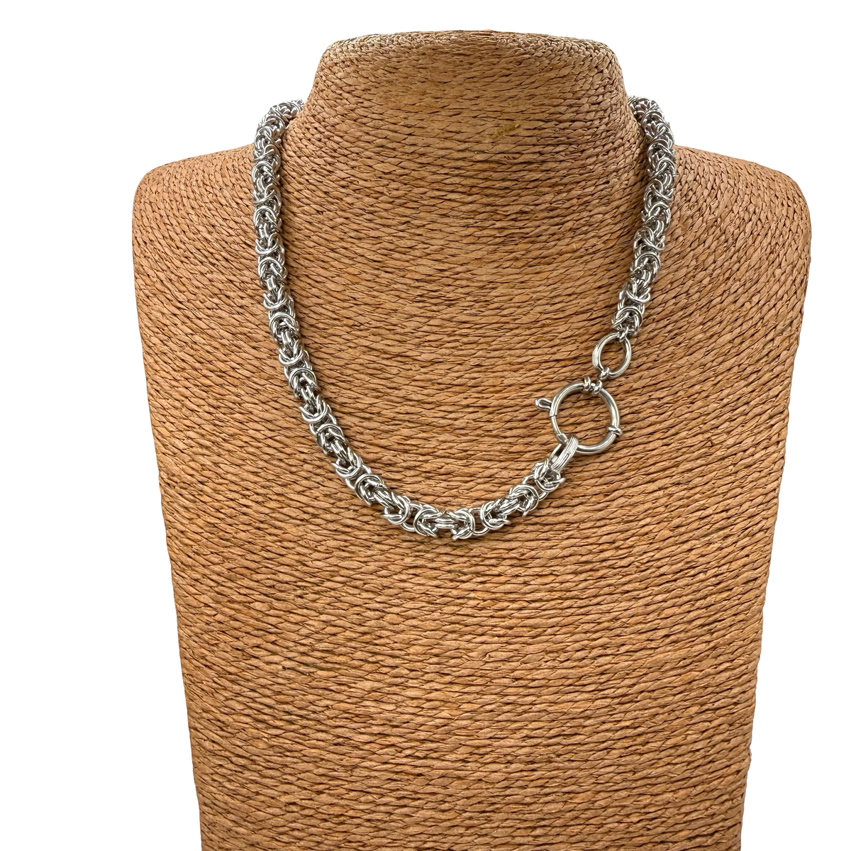 COLLANA BIZANTINA SMALL GANCIO AD ANELLO