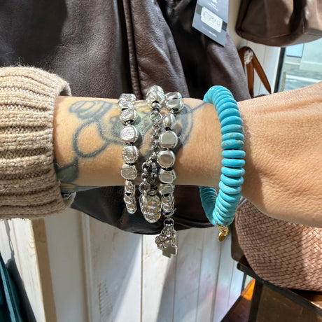 Bracciale Dischi Pasta di Turchese