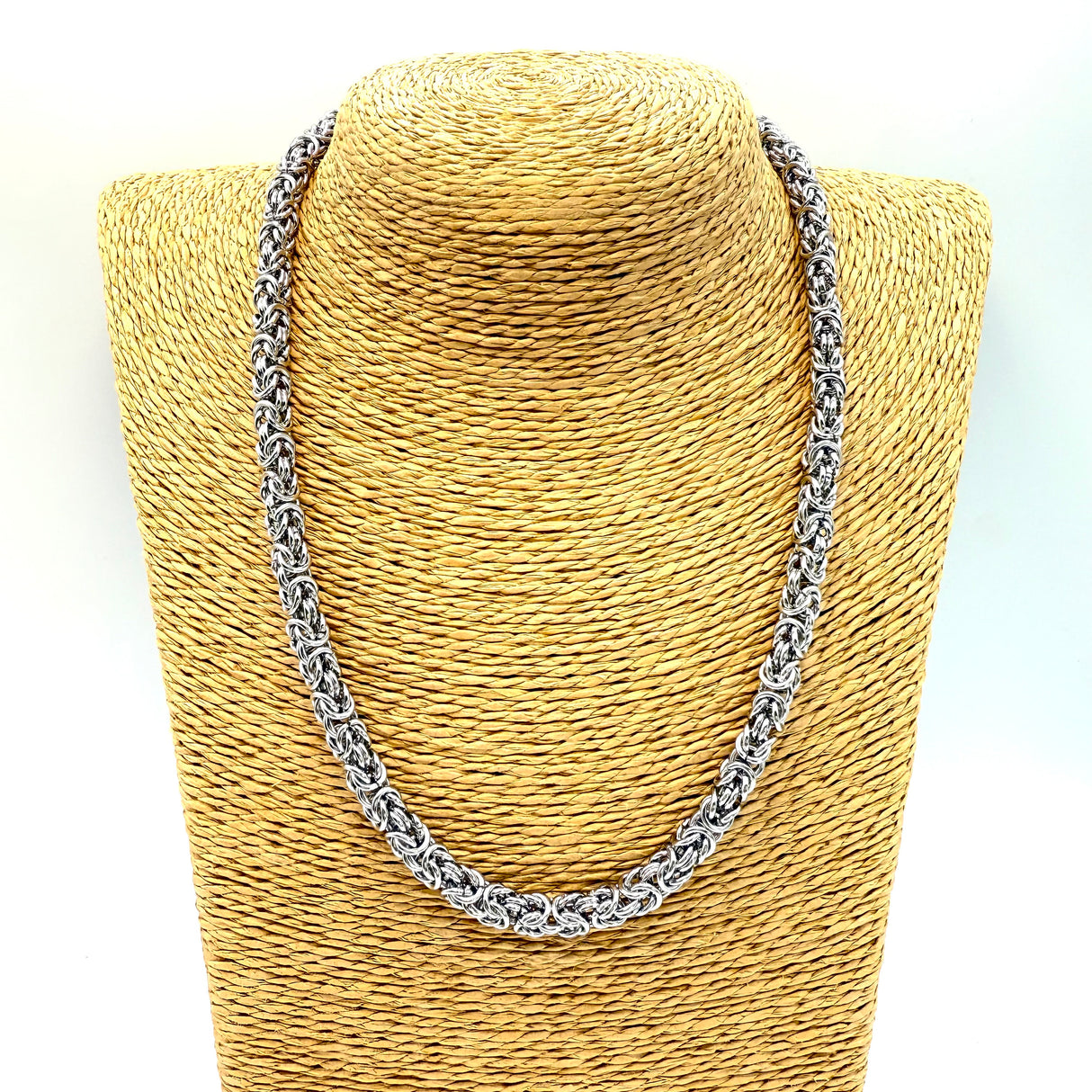 Collana Bizantina Acciaio Inossidabile