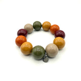 Bracciale sfere in Resina Multicolor