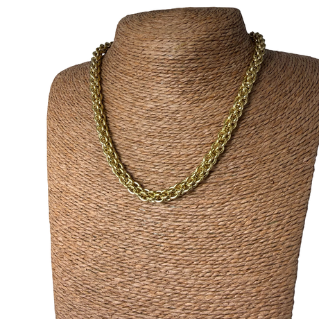 Collana Maglia Canestro Acciaio inossidabile Silver o gold