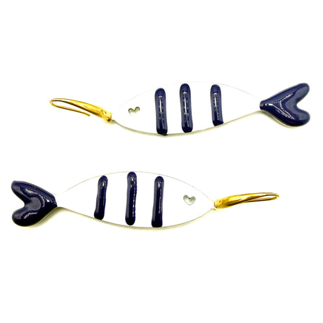 Orecchini Sardina acciaio inossidabile