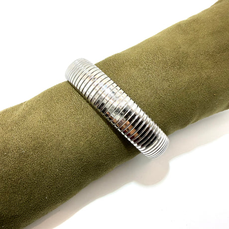 Bracciale Tubogas acciaio Silver 1.6 cm
