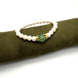 Bracciale Corone Perle e Agata