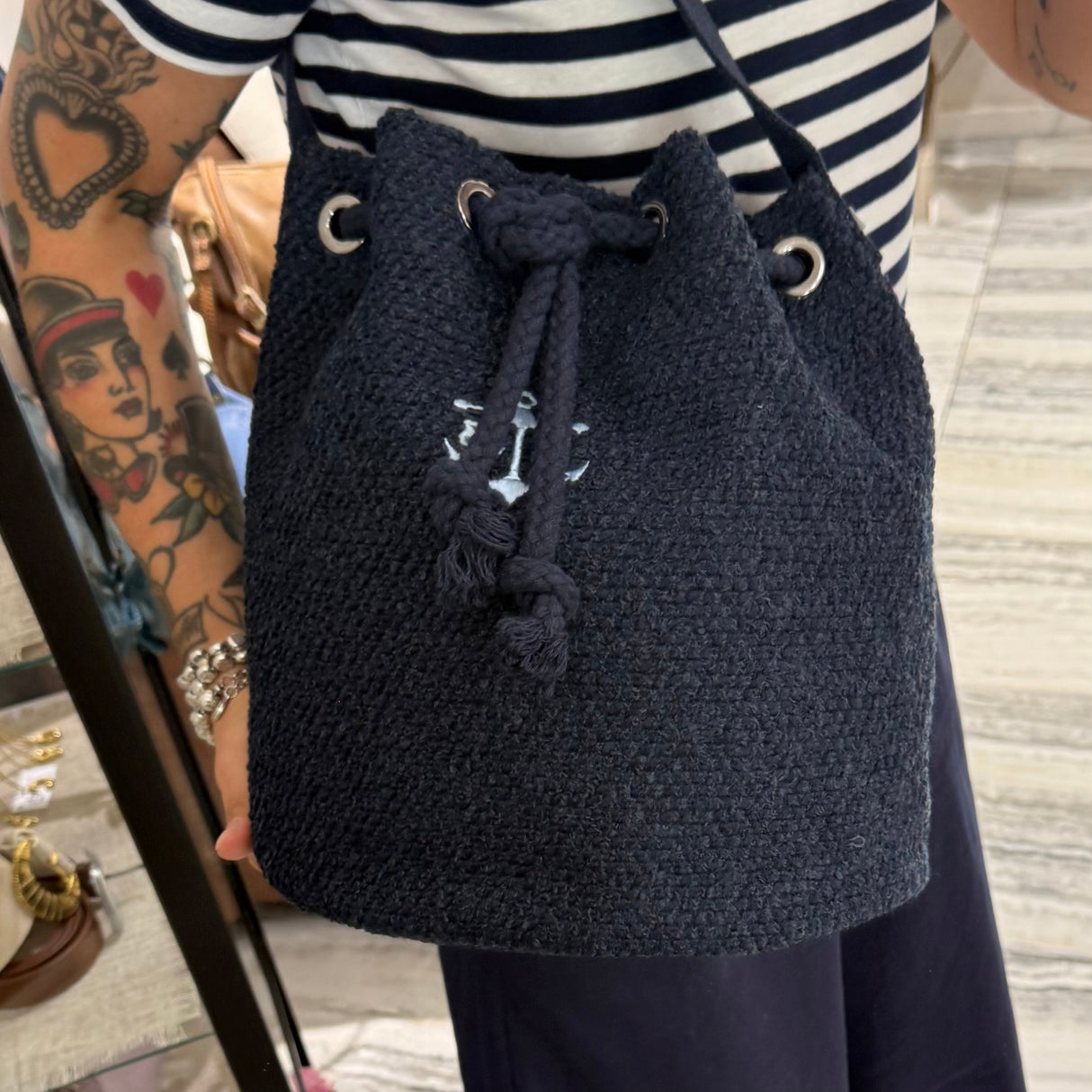 Secchiello Canvas Blu