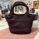 Borsa cestino Hermione small Borgogna