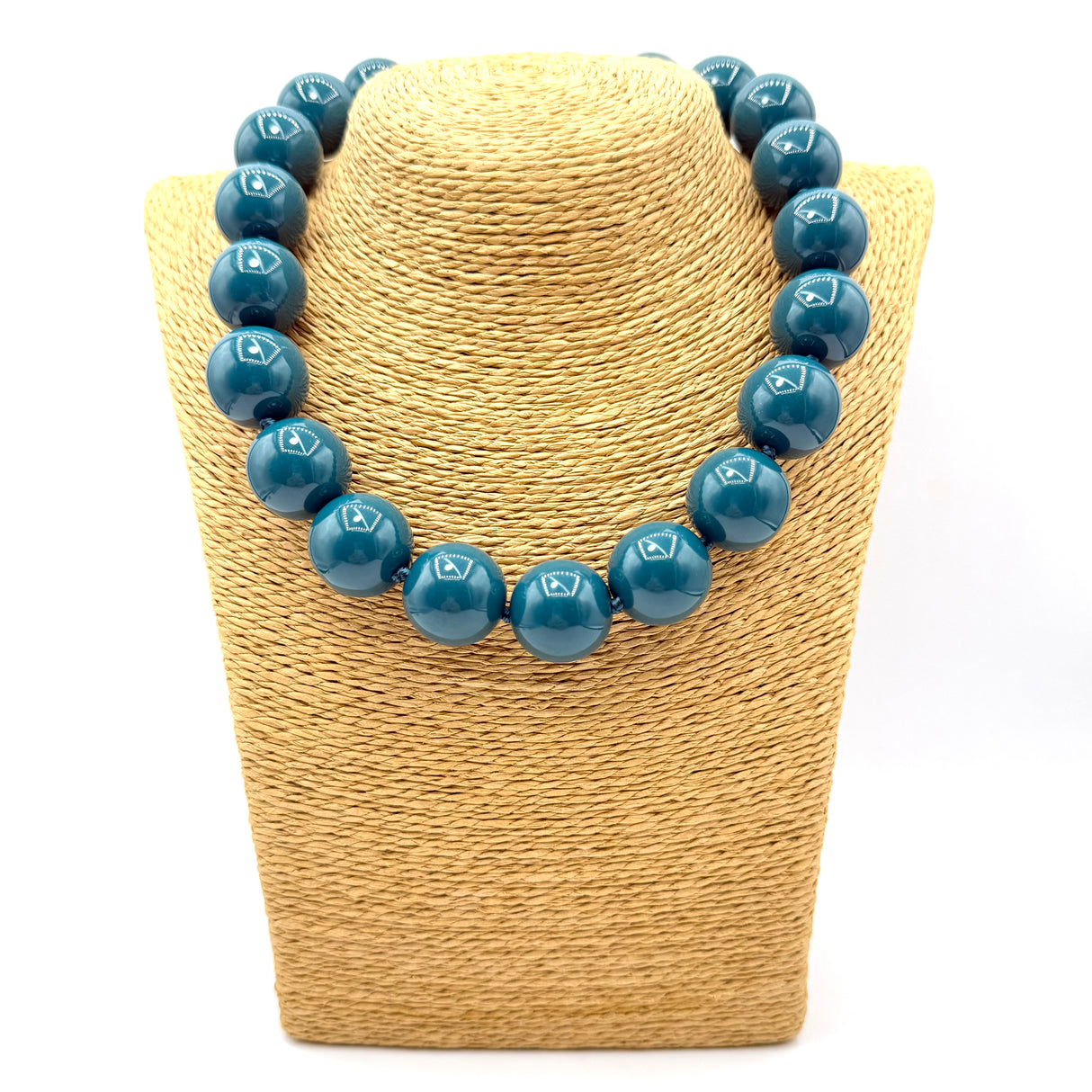 Collana sfere in Resina Ottanio