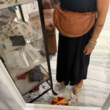 Borsa Marsupio Mezzaluna Cuoio