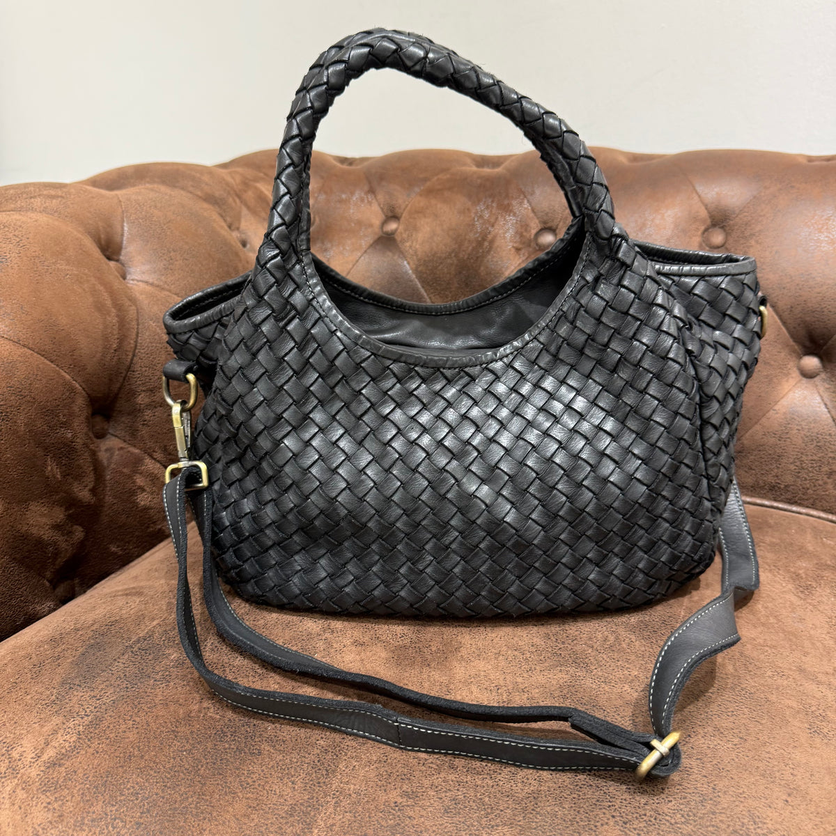 Borsa Intreccio Anita Black