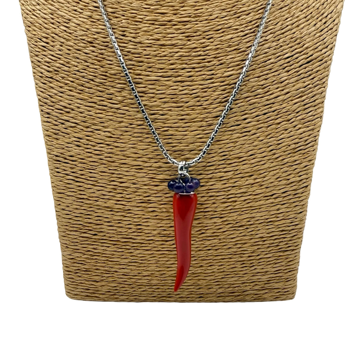 Collana Lucky Corno Rosso