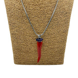 Collana Lucky Corno Rosso
