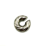 EAR CUFF TORCIONE ACCIAIO SILVER