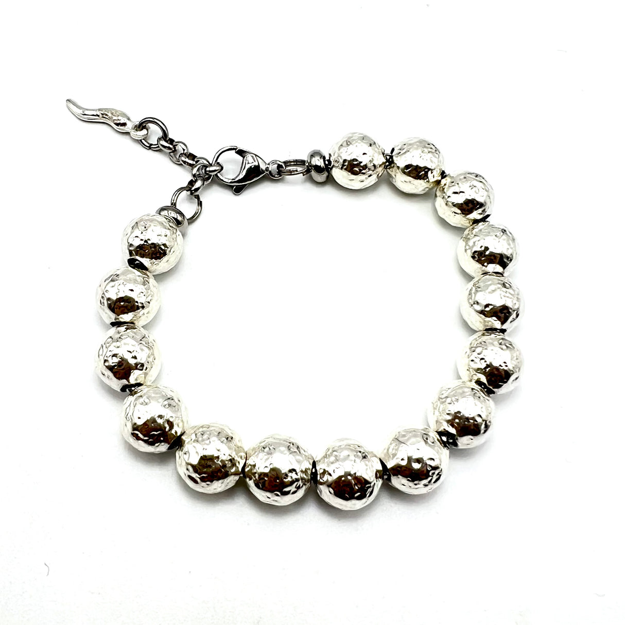 Bracciale Sfere big Argento925 Corno