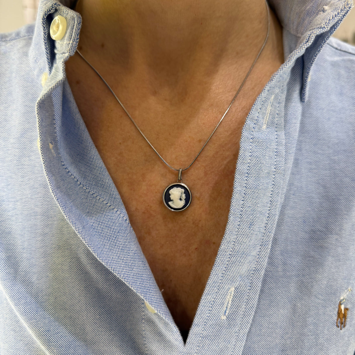 Collana Cammeo Argento925