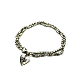 Bracciale Cuore Acciaio