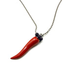 Collana Lucky Corno Rosso