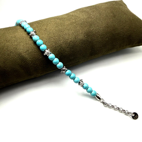 Bracciale pietre e pepite Tartaruga in Acciaio inossidabile