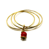 Bracciale rigido 3 fili Campanella