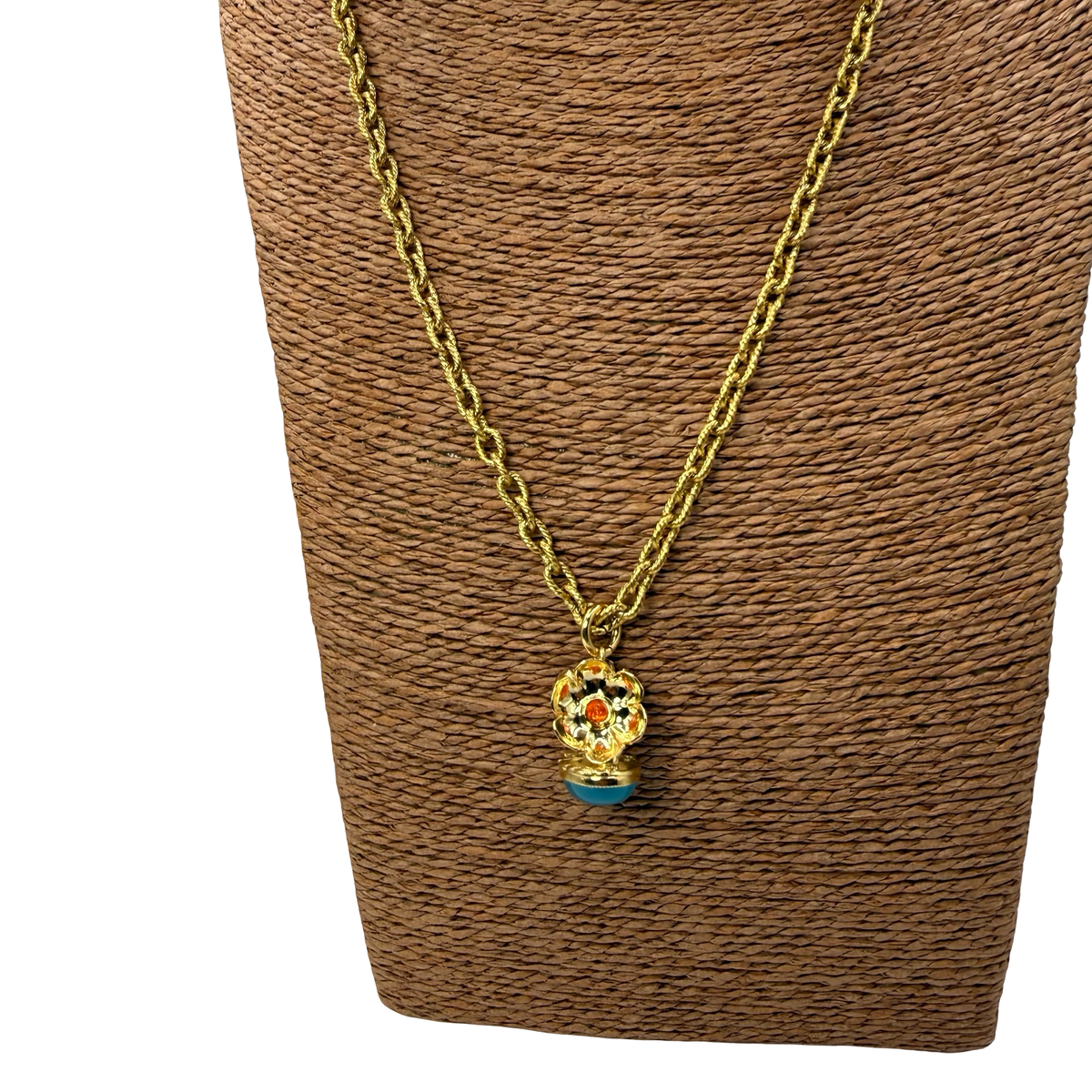 Collana Lanterna 8 Fiore e Agata