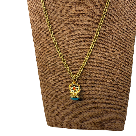 Collana Lanterna 8 Fiore e Agata