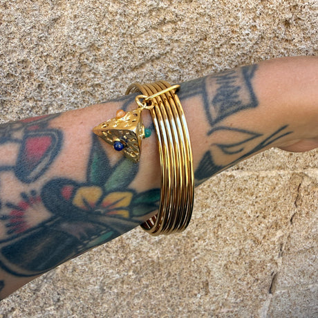 Bracciale 5 fili Lanterna Piramide