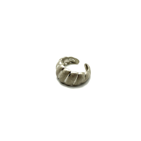 Anello Fascia satinata Croissant Argento925