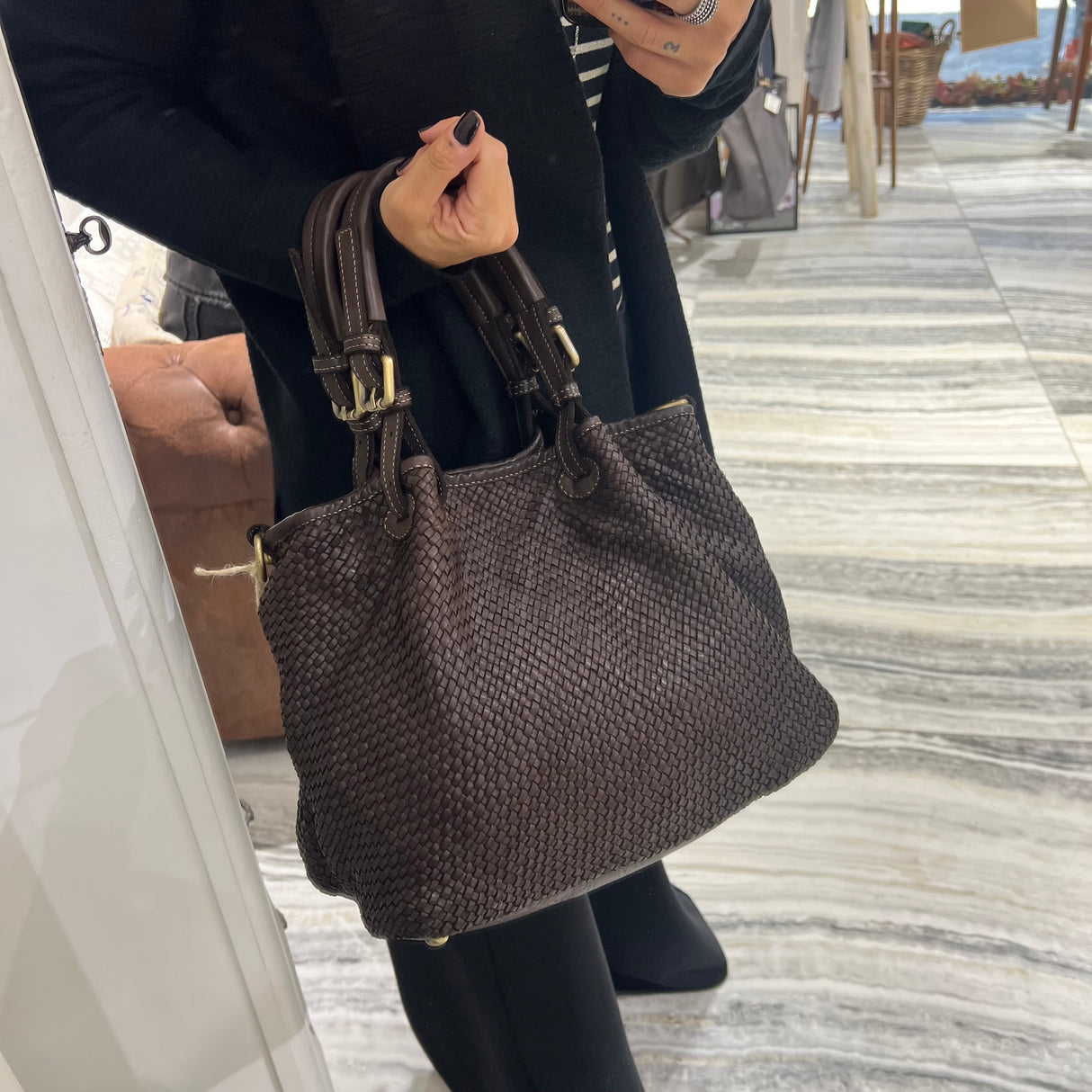 Borsa Rachele pelle Testa di Moro