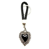 Portachiavi Cuore Sacro Black