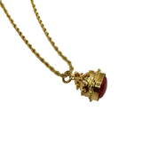 Collana Lanterna 6 Campana Corniola e Rana