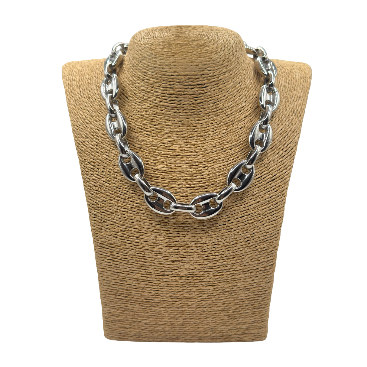 Collana Catena Marinara acciaio Big