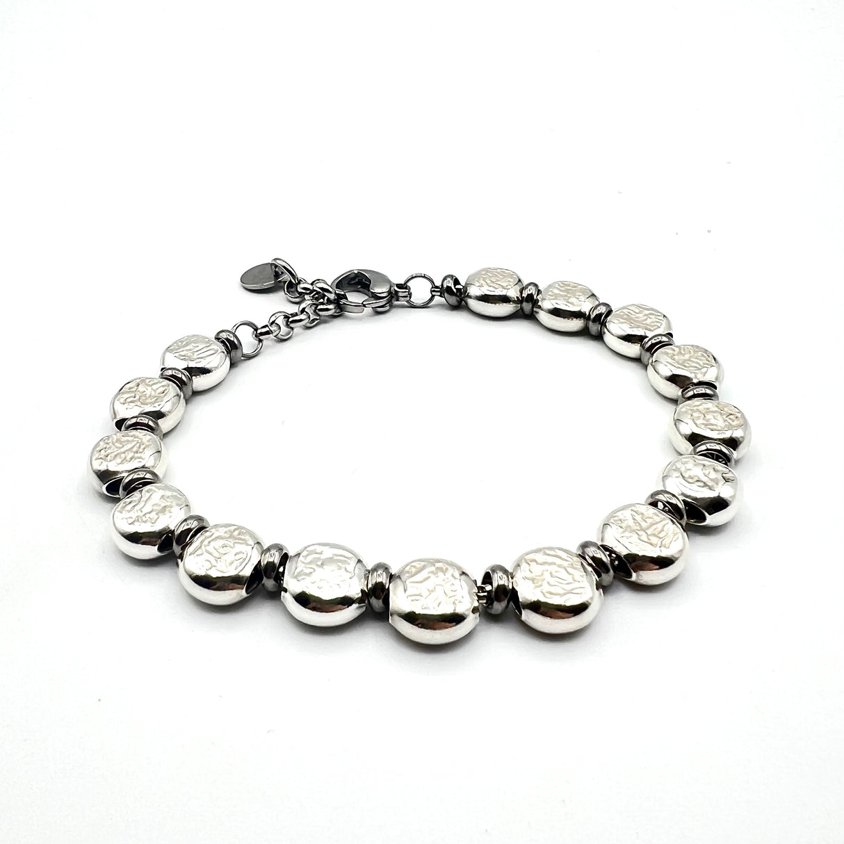 Bracciale Pepite martellate Big Argento925