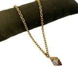 Collana Lanterna 9 Rombo Madreperla