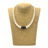 Collana Perle e Corone in acciaio inossidabile