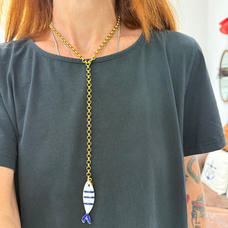 Collana Sardina  Acciaio inossidabile