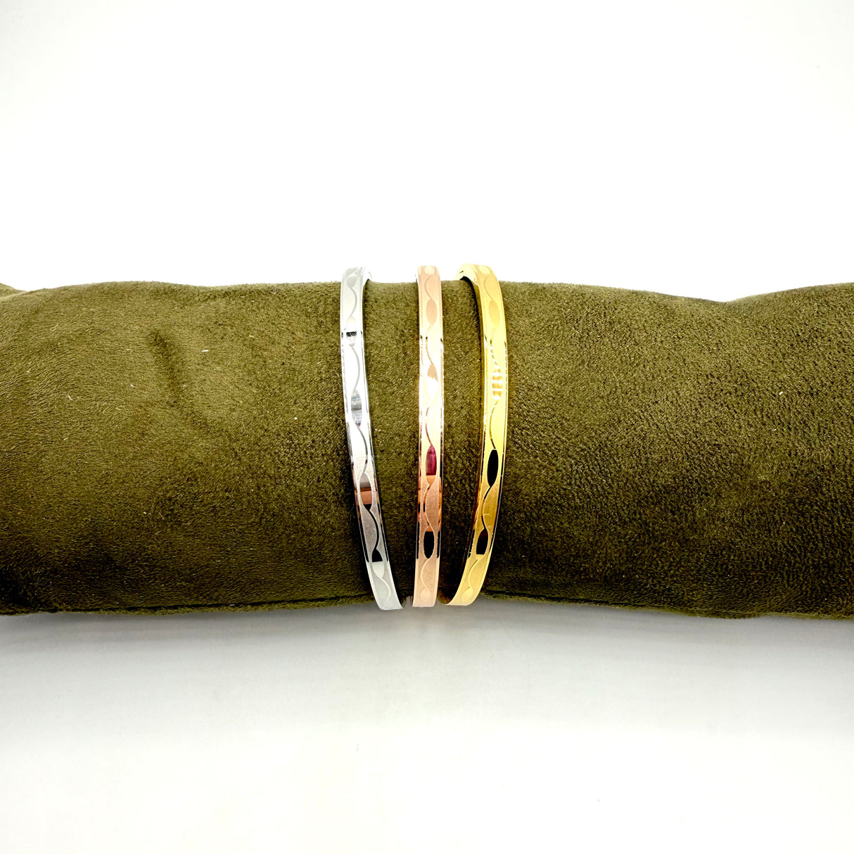 Bracciale Tris acciaio