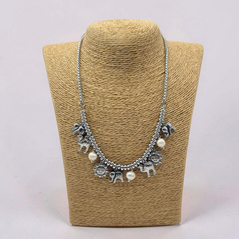 Collana Lucky Rainbow Cammello, Sole, Elefante