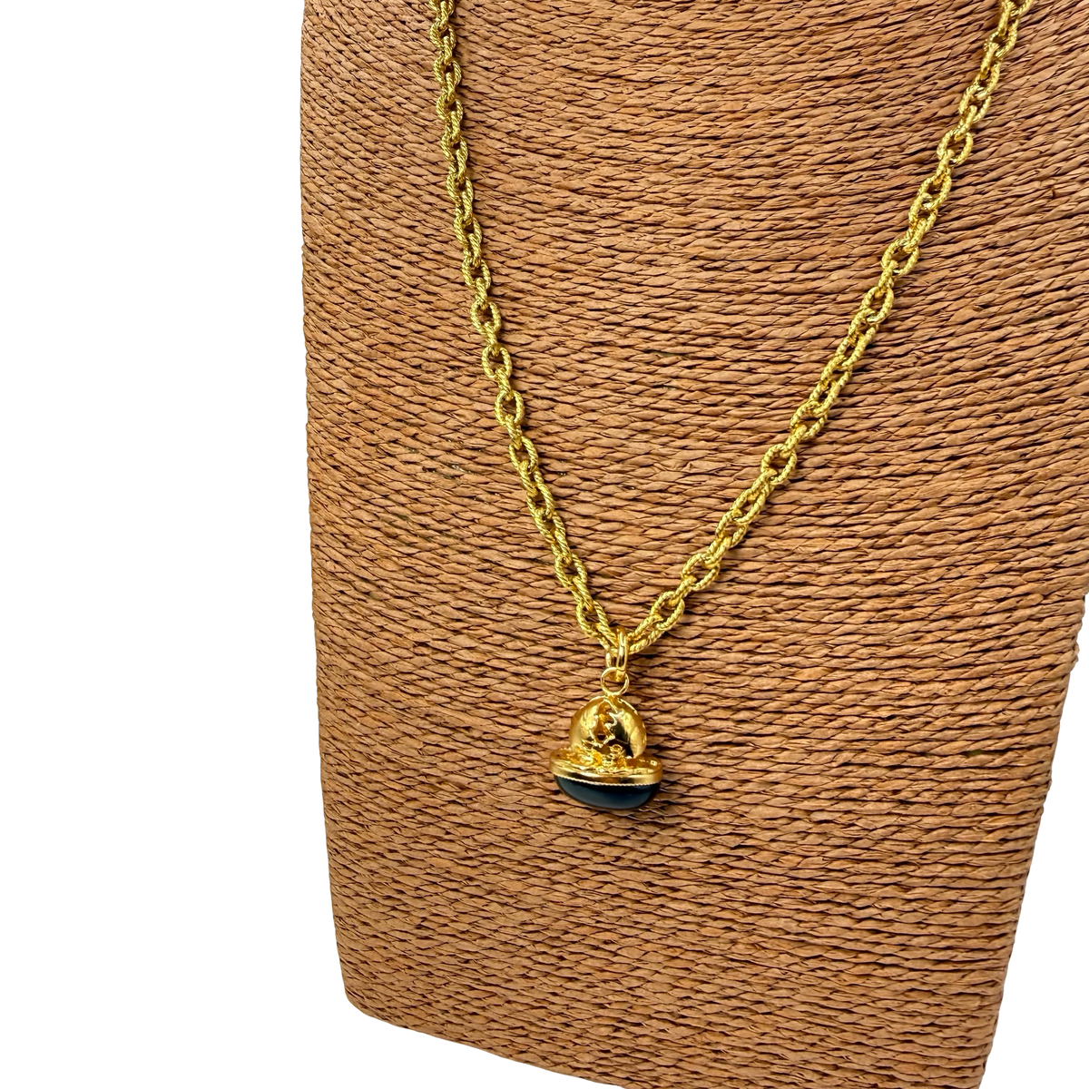 Collana Lanterna 10 Campana Small Onice