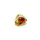 Charm Lanterna Cuore Corniola