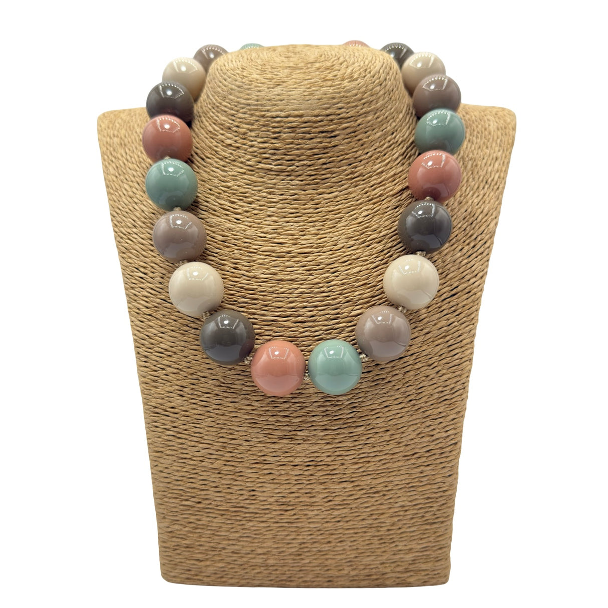 Collana sfere in Resina Multicolor 1