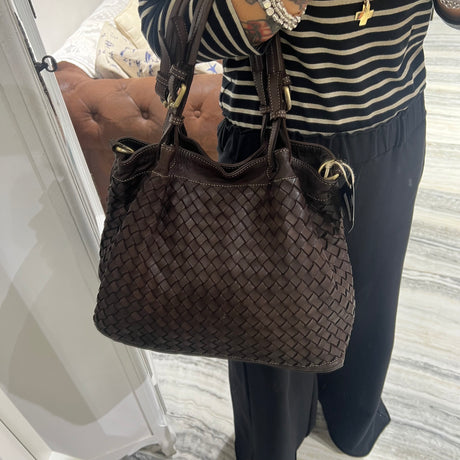 Borsa Intreccio Small Testa di Moro