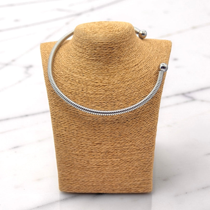 Collana Tubogas acciaio inossidabile Silver