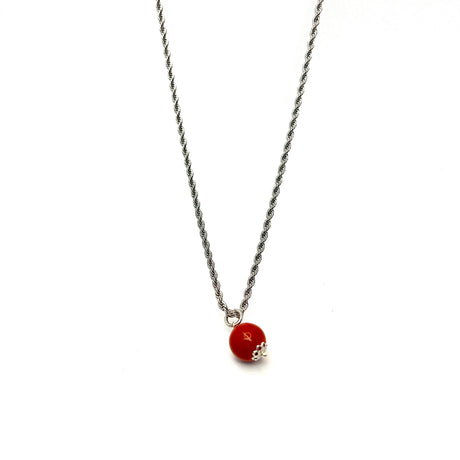 Collana Torcione Diaspro Rosso